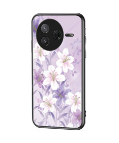 Coque Poco F7 Pro Verre Trempé Violet Magnolia