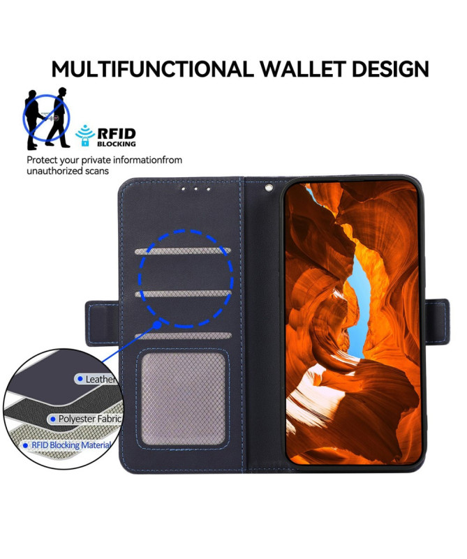 Housse Poco F7 Pro Wallet RFID | Phantom