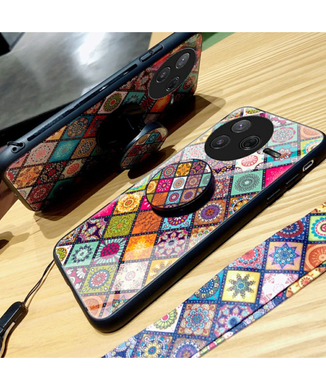 Coque Poco F7 Pro Kaleidoscope Mandala avec support - photo 2