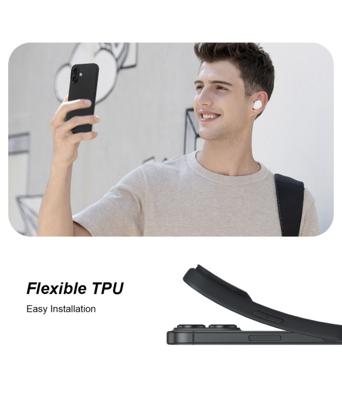 Coque iPhone 16 Plus Éco-Conçue Finition Mat