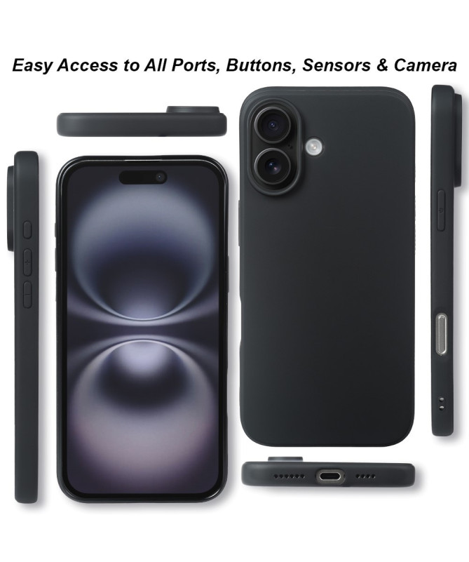 Coque iPhone 16 Plus Éco-Conçue Finition Mat