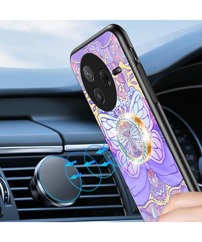 Coque Poco F7 Ultra Grand Papillon Violet