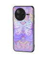 Coque Poco F7 Ultra Grand Papillon Violet