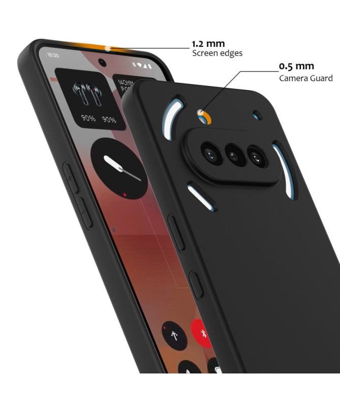 Coque Nothing Phone (3a) Silicone Liquide MagSafe, Lanière