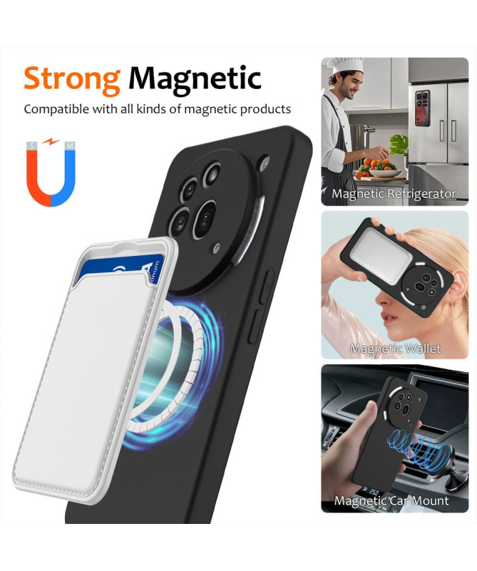 Coque Nothing Phone (3a) Pro Silicone Liquide MagSafe, Lanière