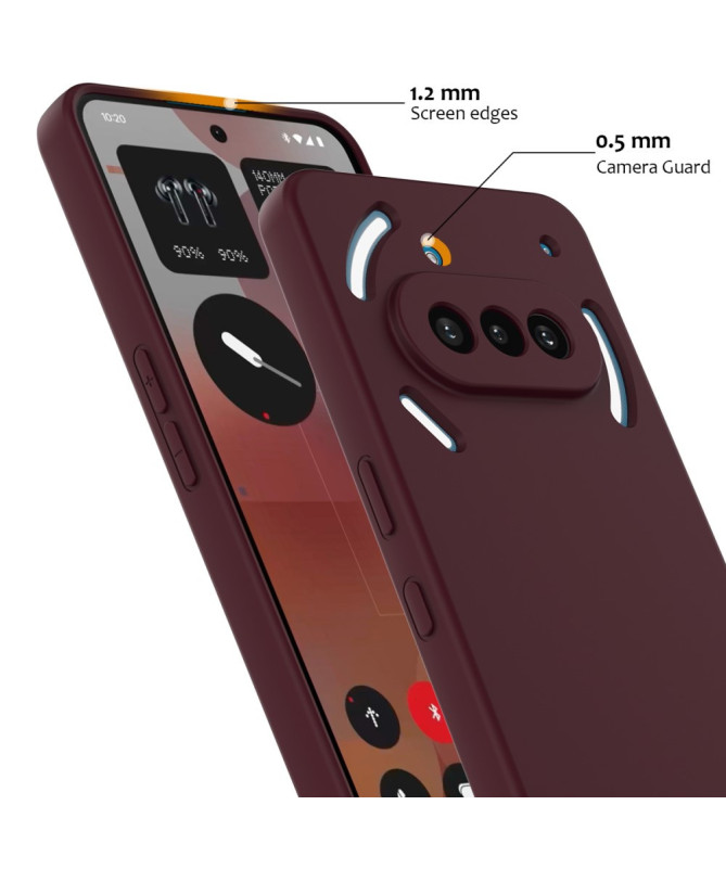 Coque Nothing Phone (3a) Silicone Liquide MagSafe, Lanière