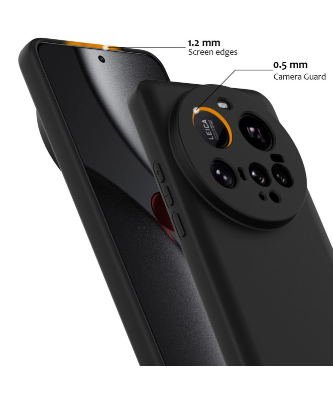 Coque Xiaomi 15 Ultra Silicone Liquide MagSafe, Lanière