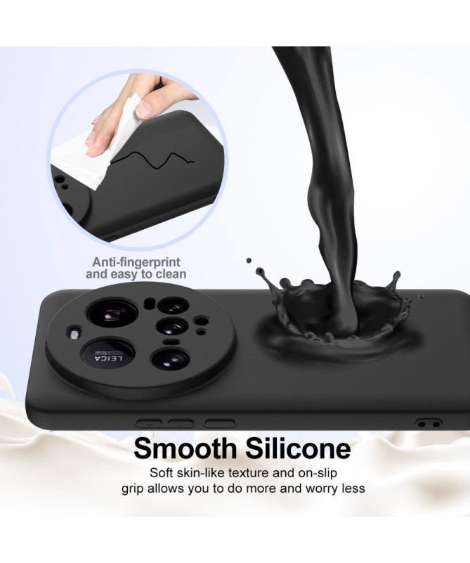 Coque Xiaomi 15 Ultra Silicone Liquide MagSafe, Lanière