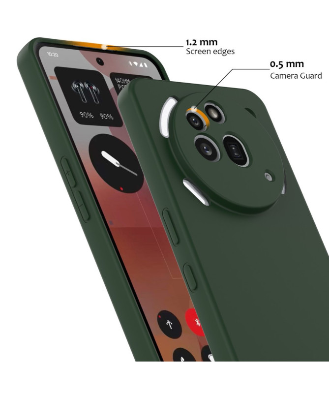 Coque Nothing Phone (3a) Pro Silicone Liquide MagSafe, Lanière