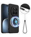 Coque Honor Magic 7 Pro Silicone Liquide MagSafe, Lanière