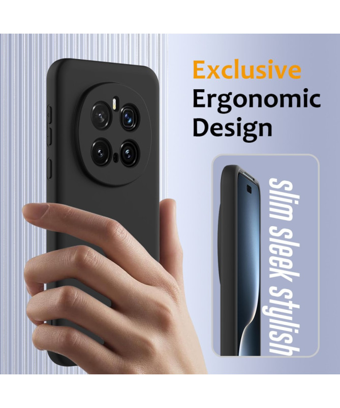 Coque Honor Magic 7 Pro Silicone Liquide MagSafe, Lanière