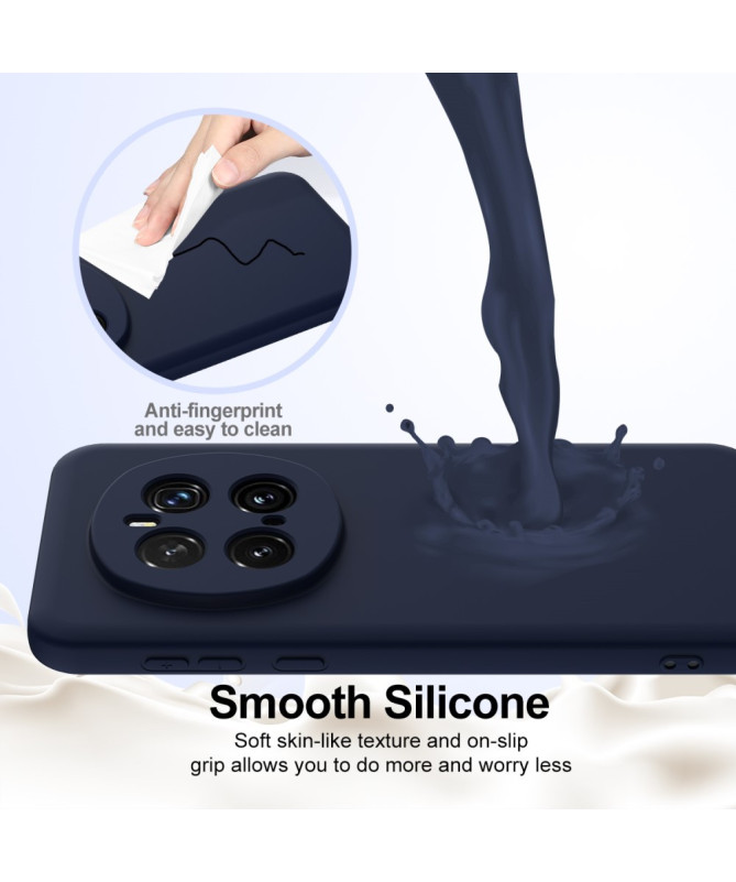 Coque Honor Magic 7 Pro Silicone Liquide MagSafe, Lanière