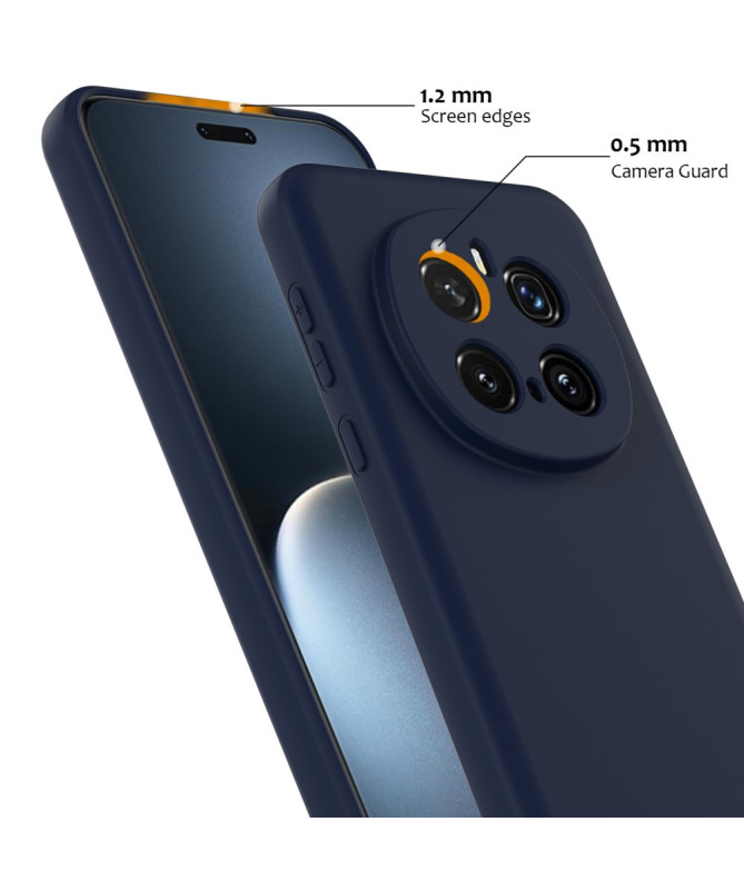 Coque Honor Magic 7 Pro Silicone Liquide MagSafe, Lanière