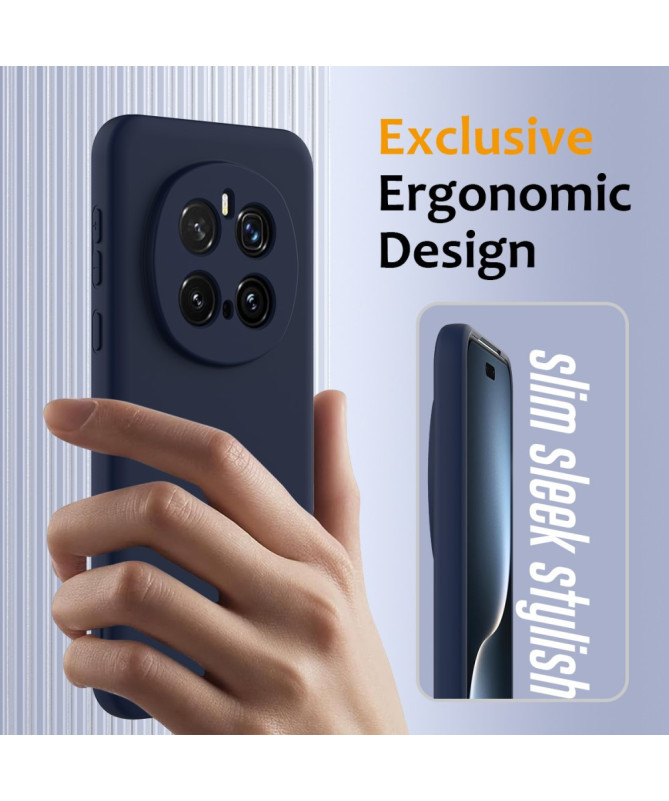 Coque Honor Magic 7 Pro Silicone Liquide MagSafe, Lanière