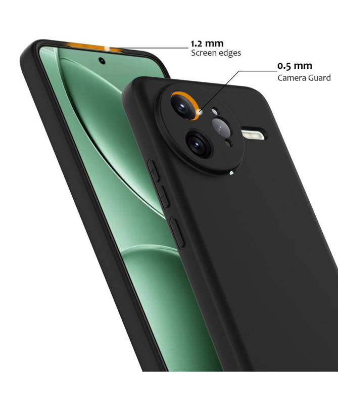 Coque Poco F7 Ultra Silicone Liquide MagSafe, Lanière