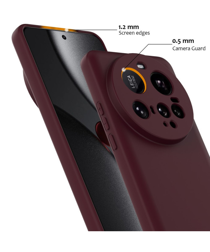 Coque Xiaomi 15 Ultra Silicone Liquide MagSafe, Lanière