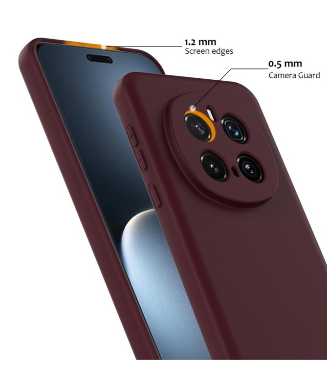 Coque Honor Magic 7 Pro Silicone Liquide MagSafe, Lanière