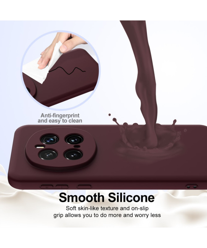 Coque Honor Magic 7 Pro Silicone Liquide MagSafe, Lanière