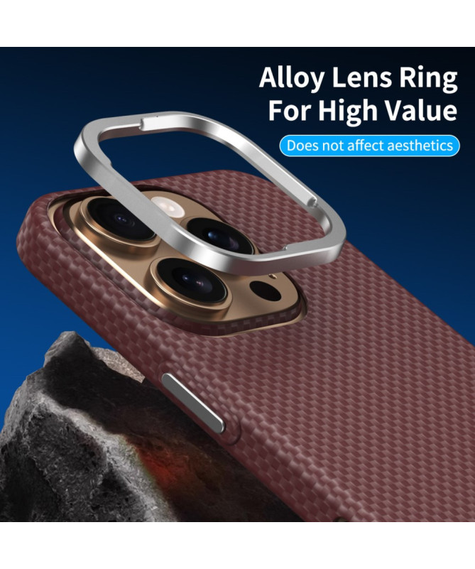 Coque iPhone 16 Pro MagSafe Finition Carbone