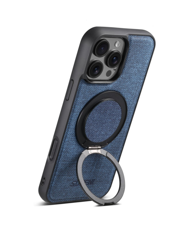 Coque iPhone 16 Pro MagSafe Anneau Rotatif | Denim