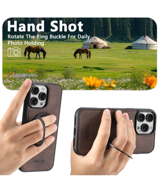 Coque iPhone 16 Pro MagSafe Anneau Rotatif | Denim
