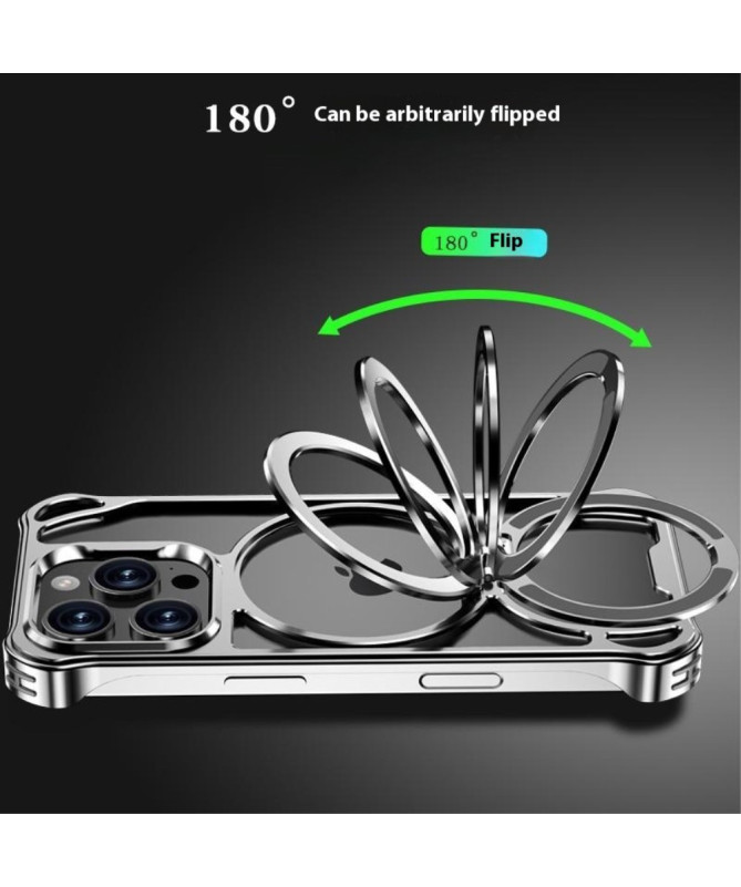 Coque iPhone 16 Pro Aluminium MagSafe Support Repliable | FrameLock
