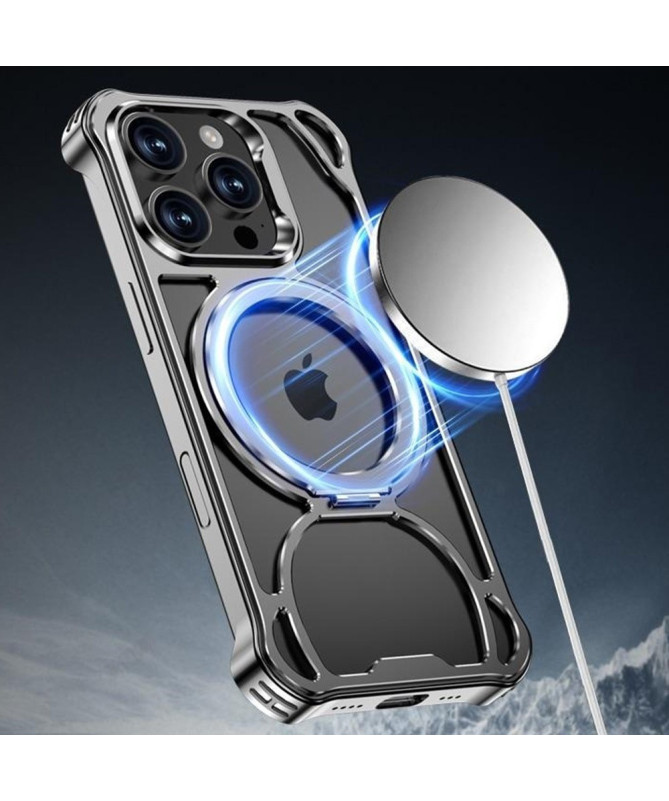 Coque iPhone 16 Pro Aluminium MagSafe Support Repliable | FrameLock