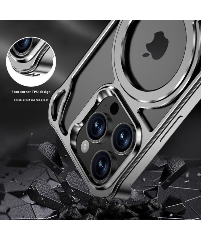 Coque iPhone 16 Pro Aluminium MagSafe Support Repliable | FrameLock