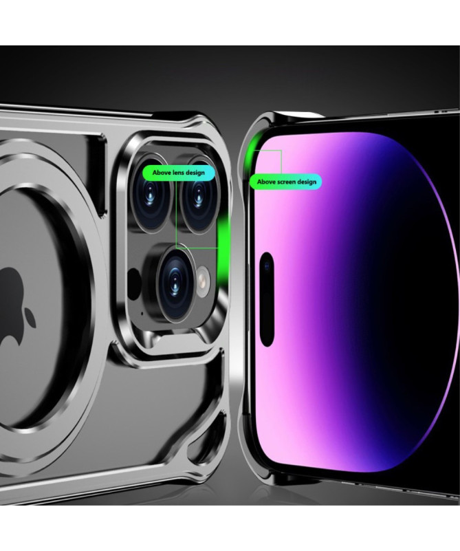 Coque iPhone 16 Pro Aluminium MagSafe Support Repliable | FrameLock