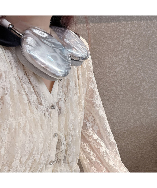 Coques AirPods Max USB-C Finition Métallisée Brossée