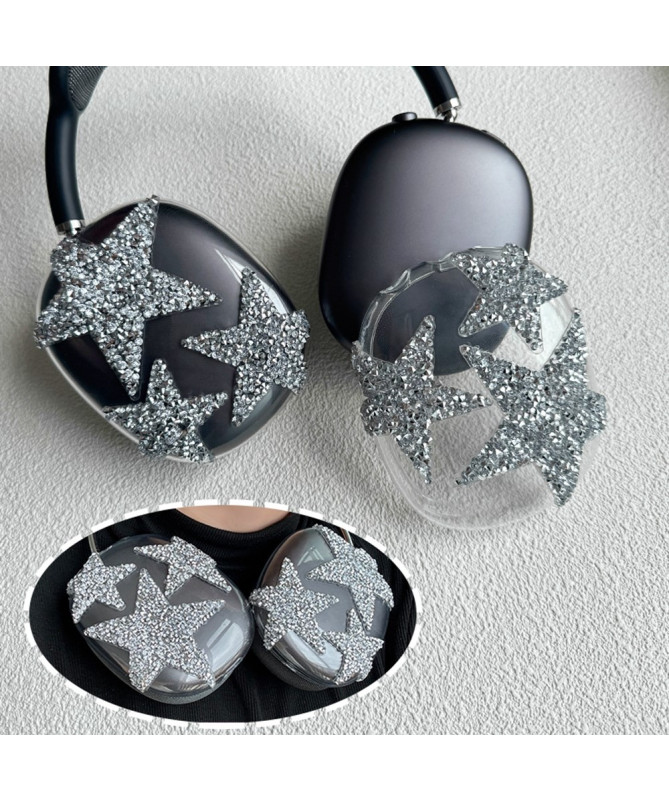 Kit Protection AirPods Max Paillettes Étoiles | StarShield