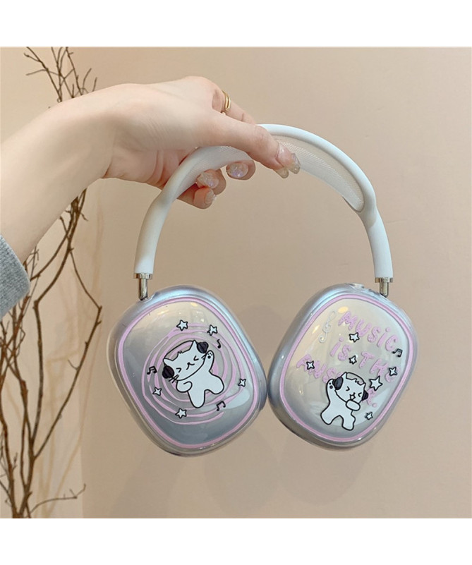 Coques AirPods Max USB-C Chats Musiciens | MeowBeats