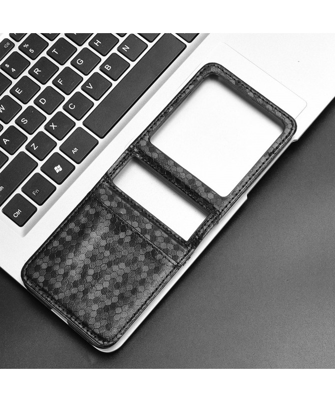 Coque Motorola Razr 60 | Étui Cuir avec Porte-Carte Intégré