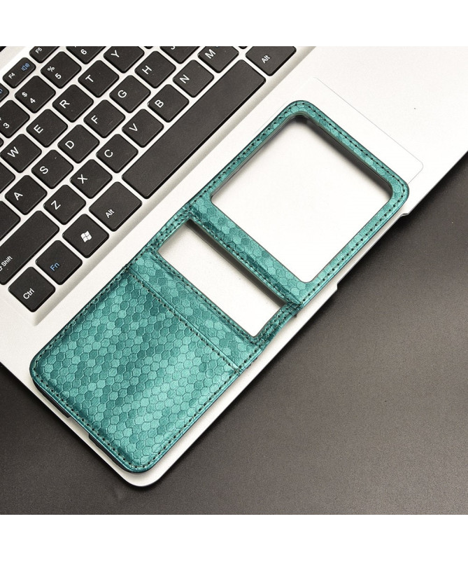 Coque Motorola Razr 60 | Étui Cuir avec Porte-Carte Intégré