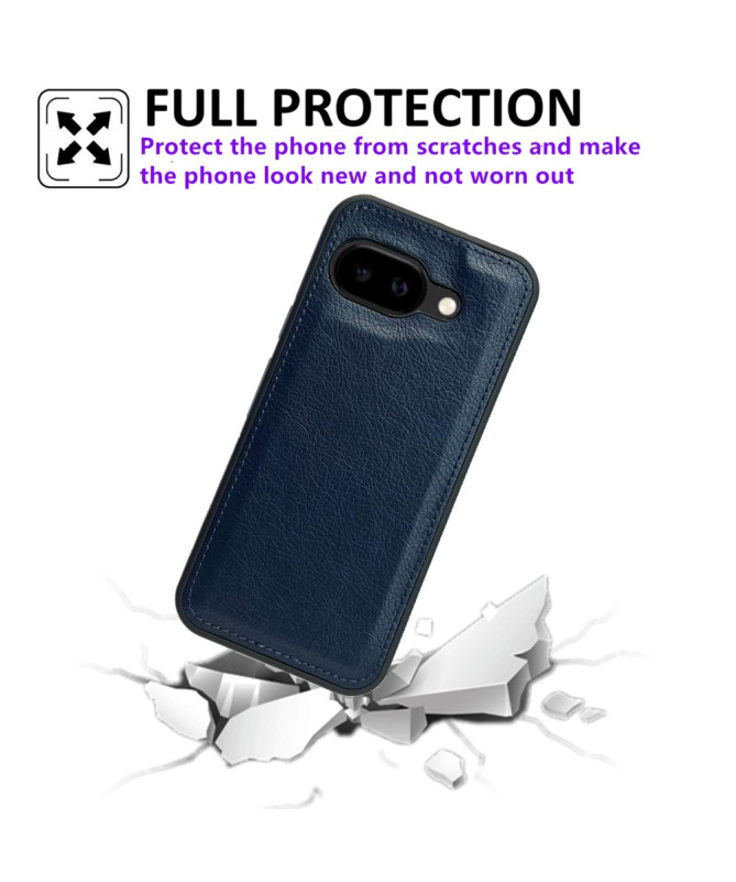 Coque Google Pixel 9a Effet Cuir Anti-Traces et Anti-Choc