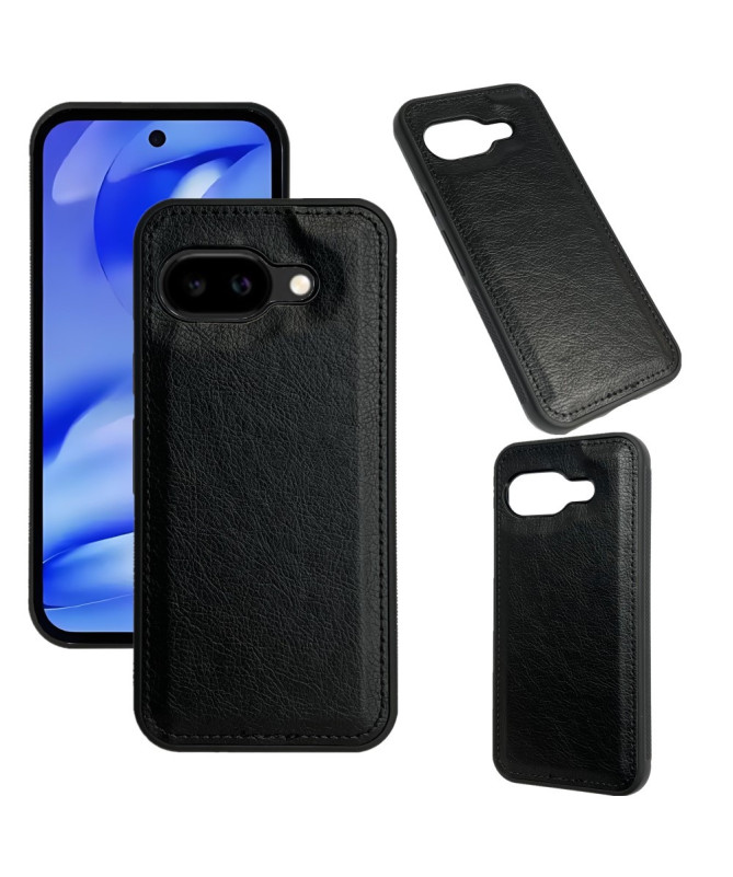 Coque Google Pixel 9a Effet Cuir Anti-Traces et Anti-Choc