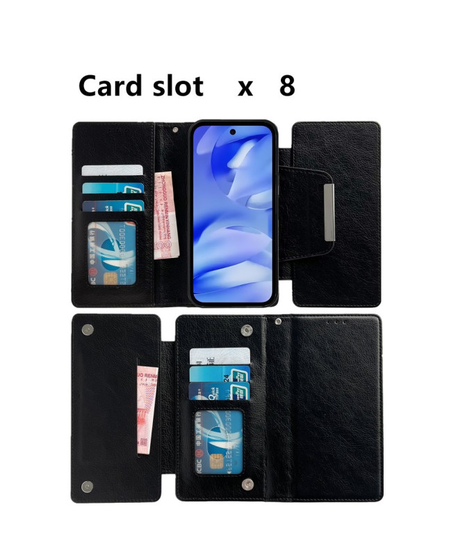 Housse Google Pixel 9a Portefeuille Magnétique 2-en-1 Amovible