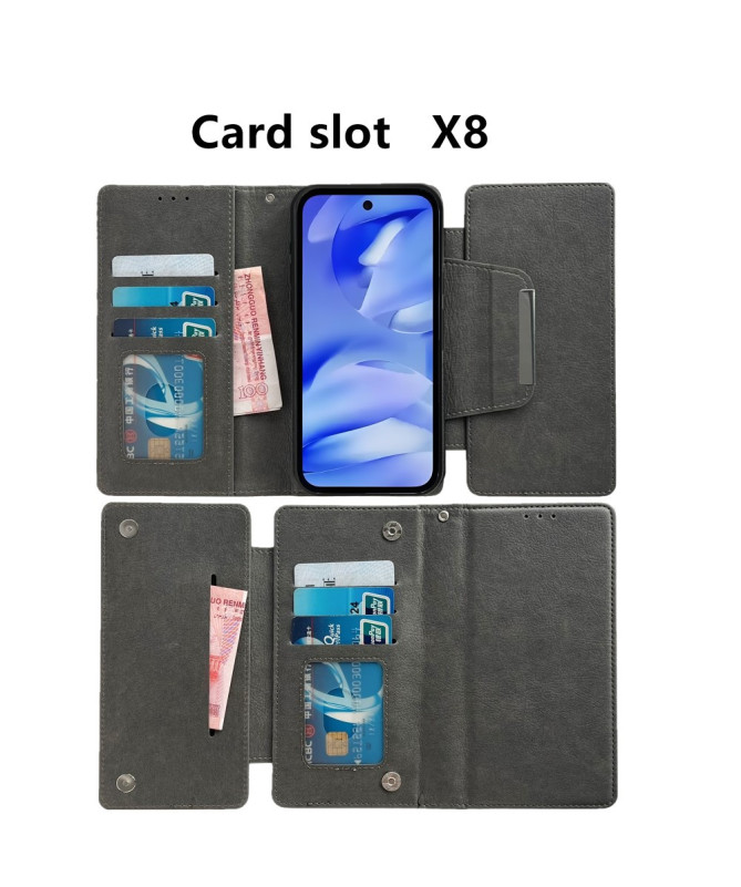 Housse Google Pixel 9a Portefeuille Magnétique 2-en-1 Amovible