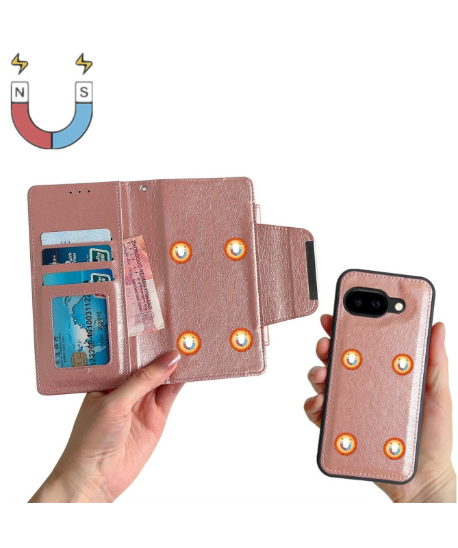 Housse Google Pixel 9a Portefeuille Magnétique 2-en-1 Amovible