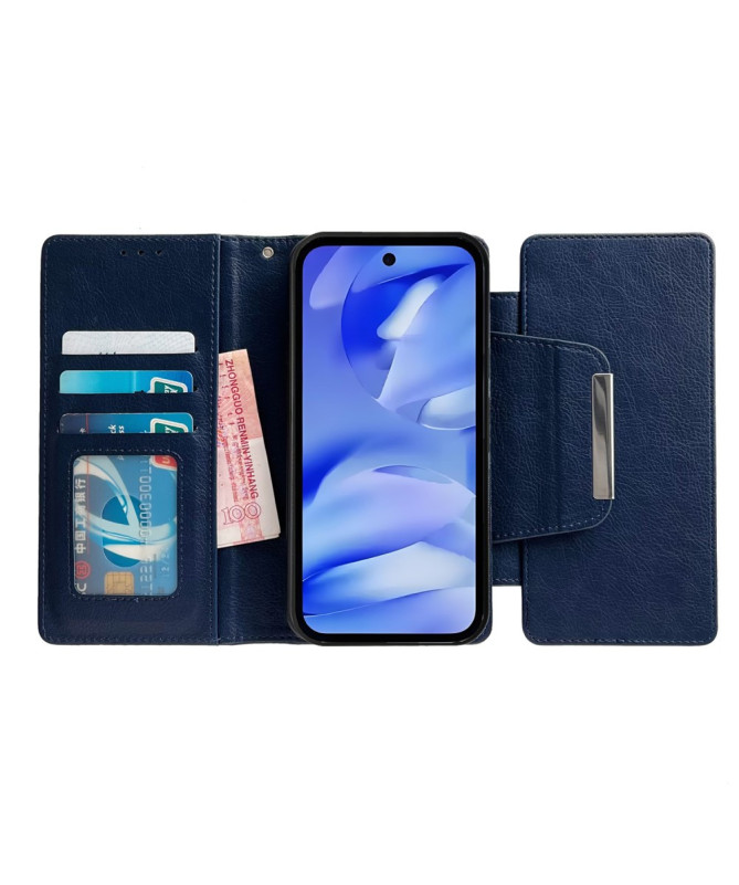 Housse Google Pixel 9a Portefeuille Magnétique 2-en-1 Amovible