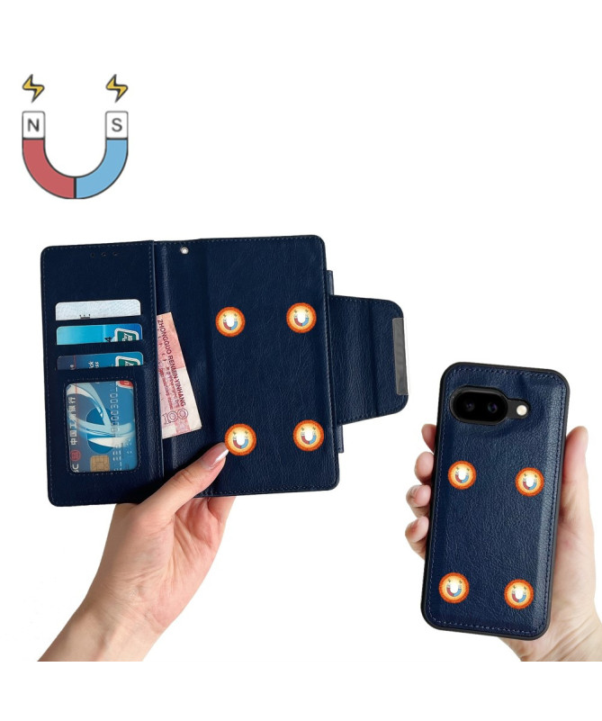 Housse Google Pixel 9a Portefeuille Magnétique 2-en-1 Amovible