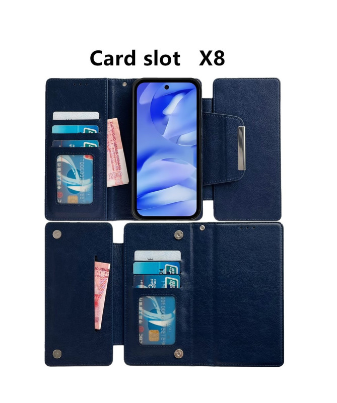 Housse Google Pixel 9a Portefeuille Magnétique 2-en-1 Amovible