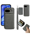 Coque Google Pixel 9a avec Porte-cartes Zippé Amovible et Lanière