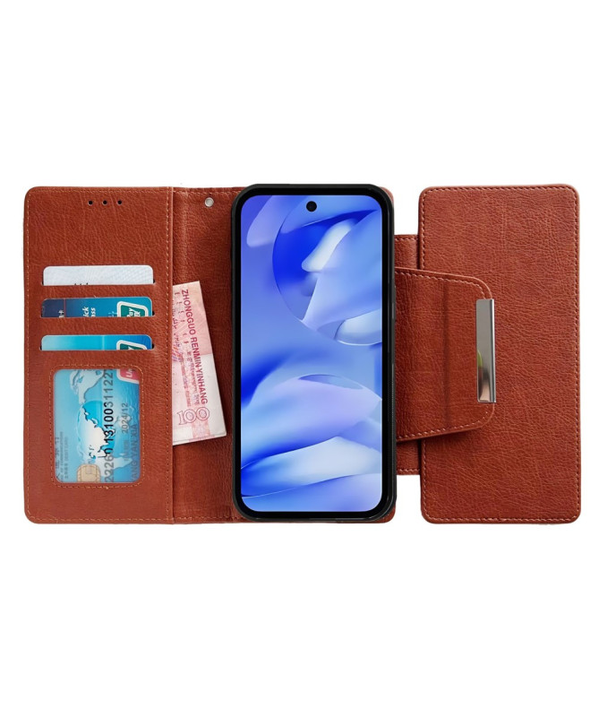 Housse Google Pixel 9a Portefeuille Magnétique 2-en-1 Amovible