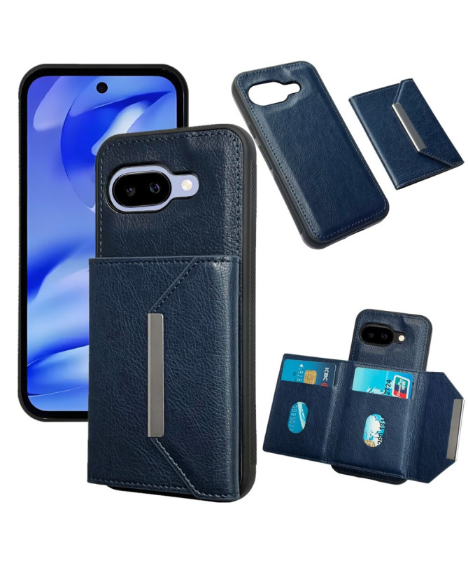 Coque Google Pixel 9a Porte-cartes Magnétique Amovible