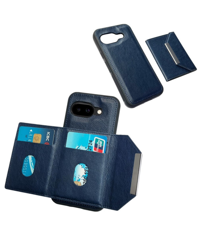 Coque Google Pixel 9a Porte-cartes Magnétique Amovible