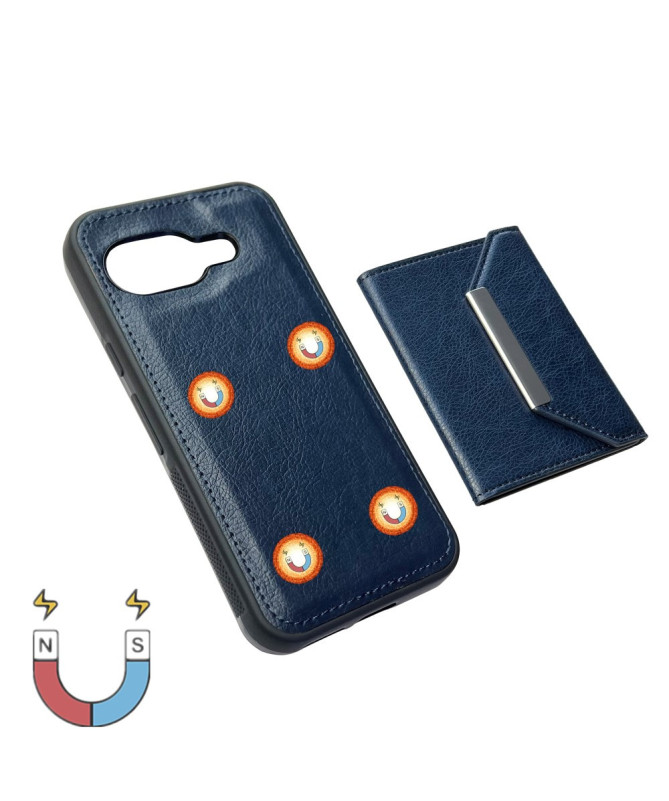 Coque Google Pixel 9a Porte-cartes Magnétique Amovible