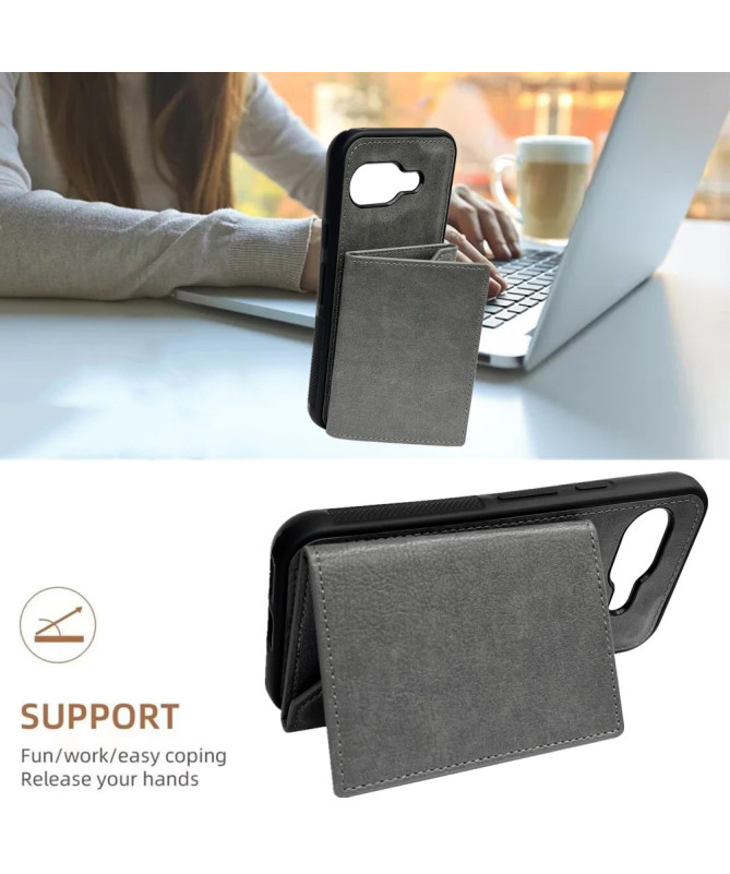 Coque Google Pixel 9a Porte-cartes Magnétique Amovible