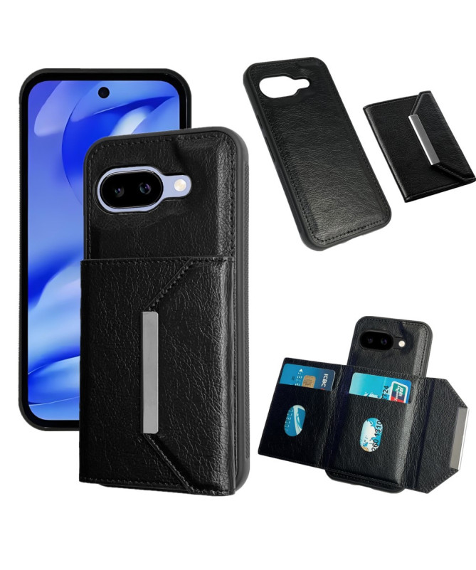 Coque Google Pixel 9a Porte-cartes Magnétique Amovible