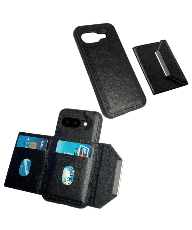 Coque Google Pixel 9a Porte-cartes Magnétique Amovible